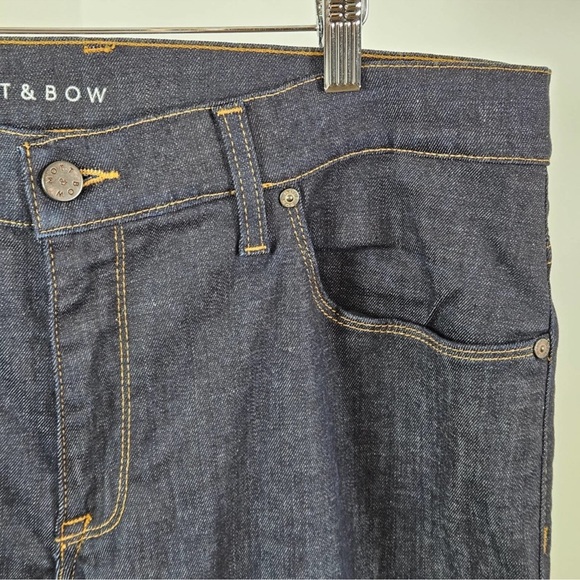 Mott & Bow Straight Leg Mid Rise Crosby Blue Denim Jeans | Men's 35 x 32 - Picture 15 of 15